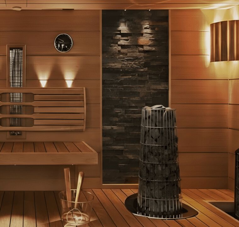 Thermal-Infused Modern Sauna project (ThermoWood Millworks)