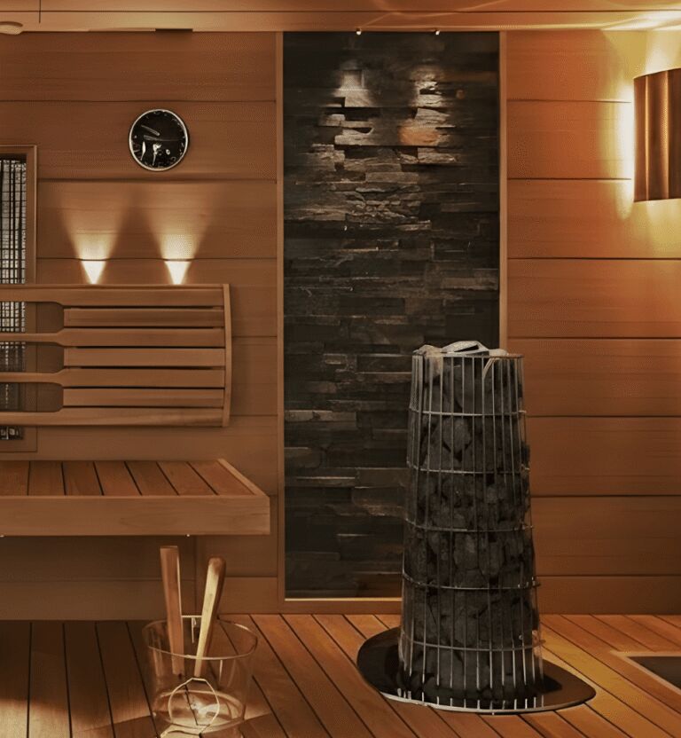 Thermal-Infused Modern Sauna project (ThermoWood Millworks)