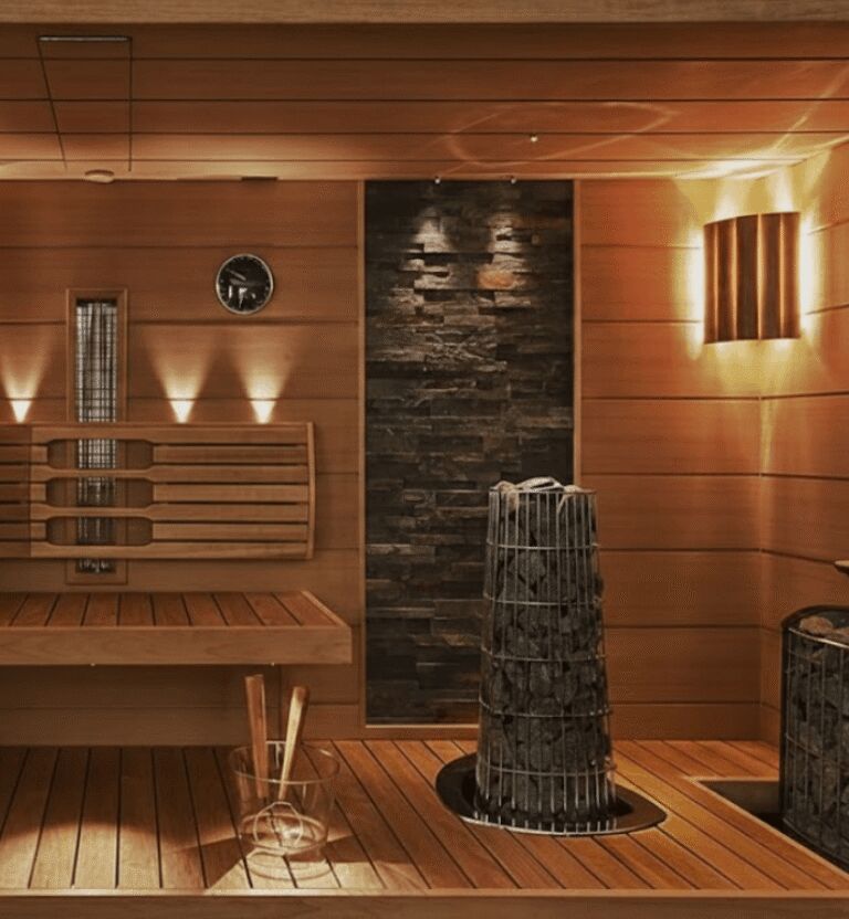 Thermal-Infused Modern Sauna project (ThermoWood Millworks)