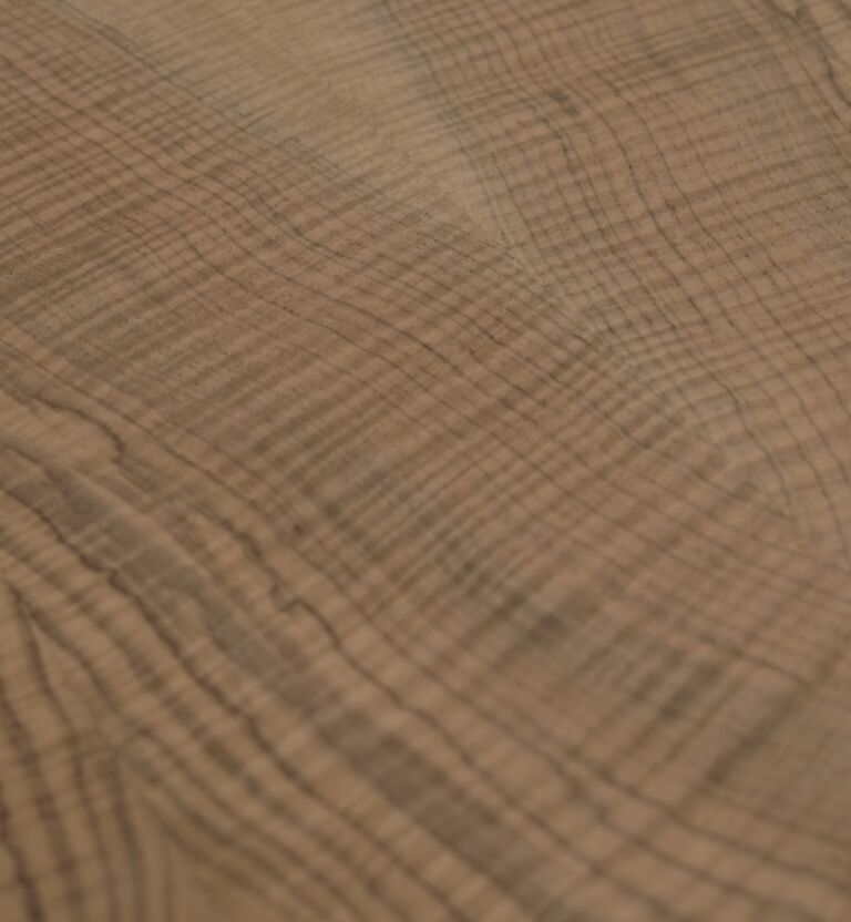up close of a claro walnut wood veneer sheet