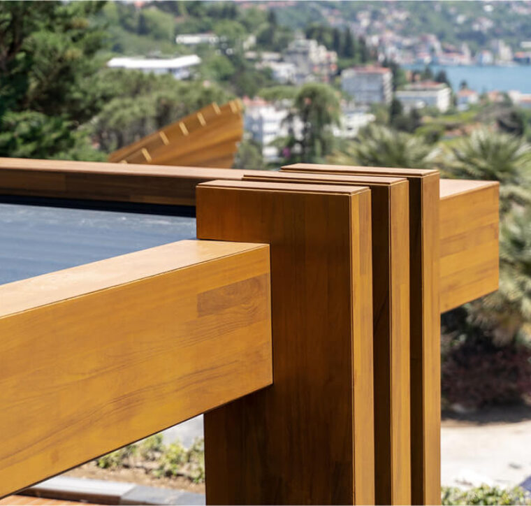 Wood Pergola: Premium Thermally Modified Wood (ThermoWood Millworks)