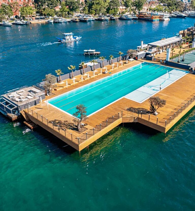 thermally modified Knotty European Pine decking (ThermoWood Millworks)