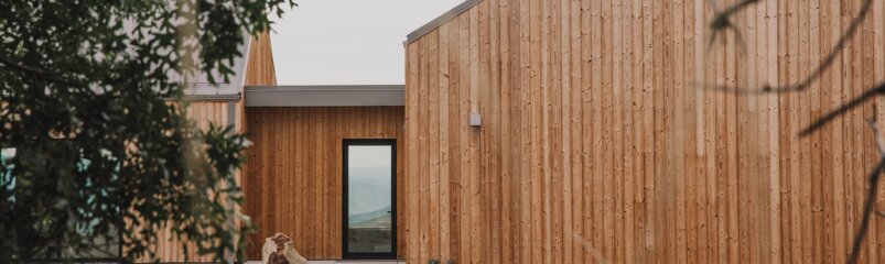 Lunawood Thermowood facade