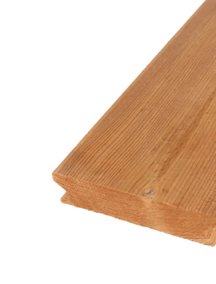 thermally modified Pine garden tiles (ThermoWood Millworks)