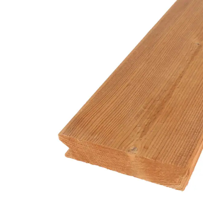 thermally modified Pine garden tiles (ThermoWood Millworks)
