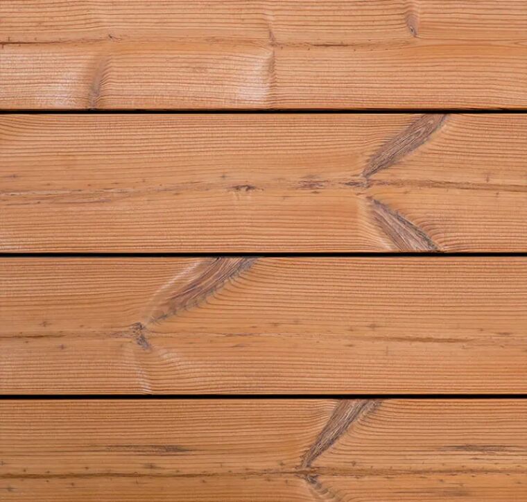 thermally modified Pine garden tiles (ThermoWood Millworks)