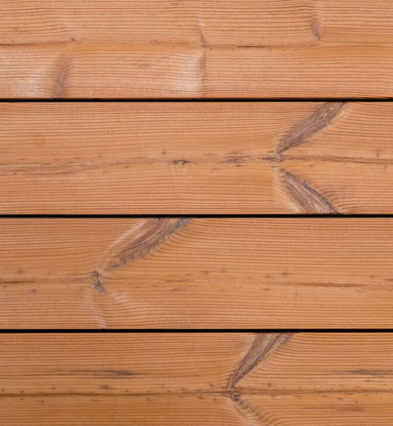 thermally modified Pine garden tiles (ThermoWood Millworks)