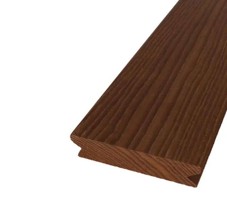 thermally modified Ash decking (ThermoWood Millworks)