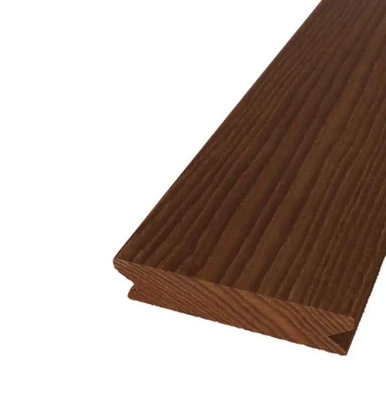 thermally modified Ash decking (ThermoWood Millworks)