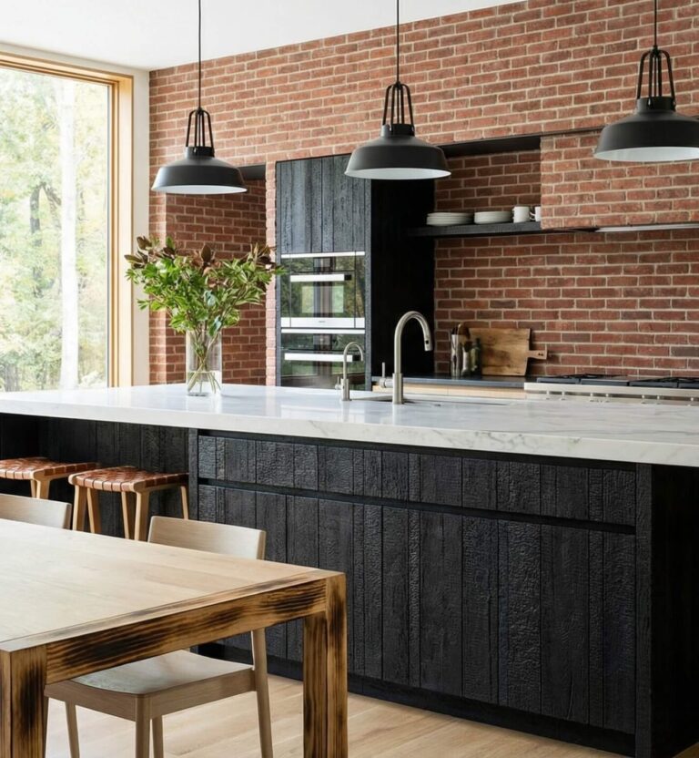 Shou Sugi Ban style thermally modified wood cladding (ThermoWood Millworks)