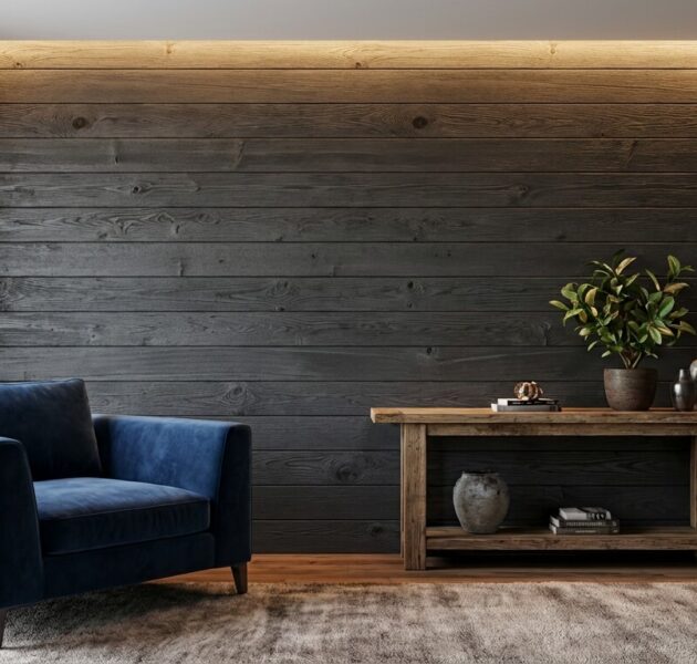 Vertical Grain Hemlock | "Obsidian Smooth" (ThermoWood Millworks)