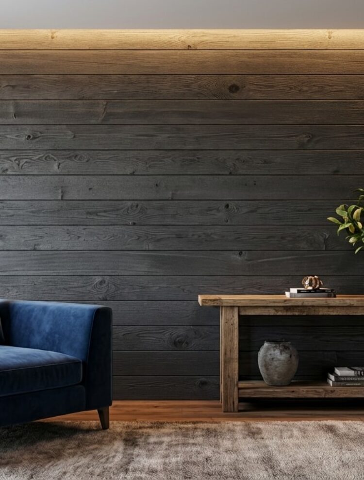 Vertical Grain Hemlock | "Obsidian Smooth" (ThermoWood Millworks)