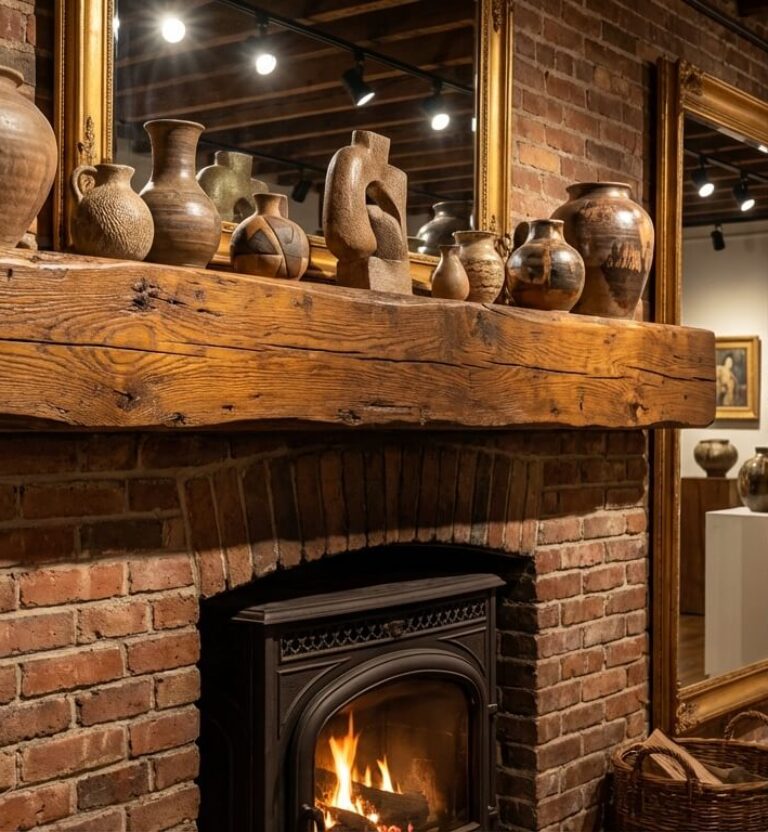 Custom Wood Mantles: The Architectural Centerpiece (ThermoWood Millworks)