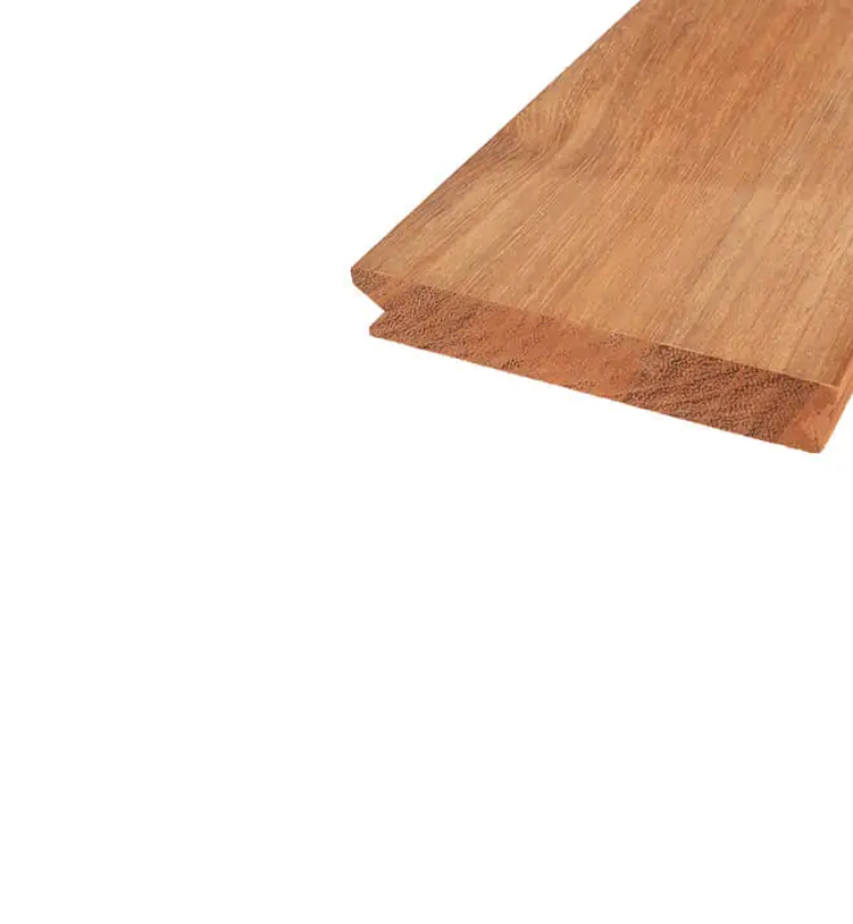 thermally modified Iroko exterior flooring (ThermoWood Millworks)